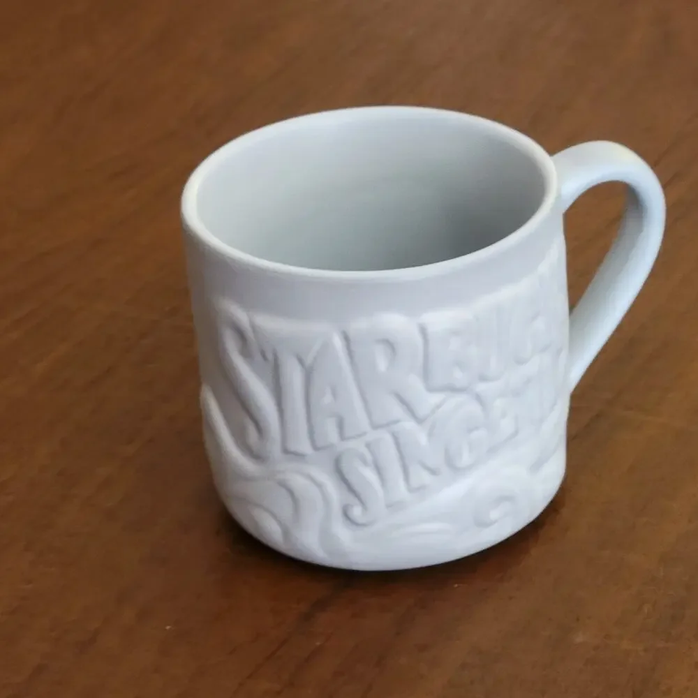 Starbucks Mug 2016 Mermaid Siren Flowing Hair 12 oz Since 71 (embossed)